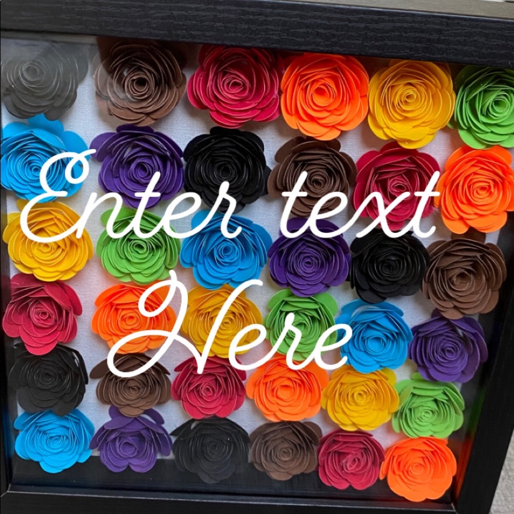 Pride Inspired Custom Homemade Flower Box